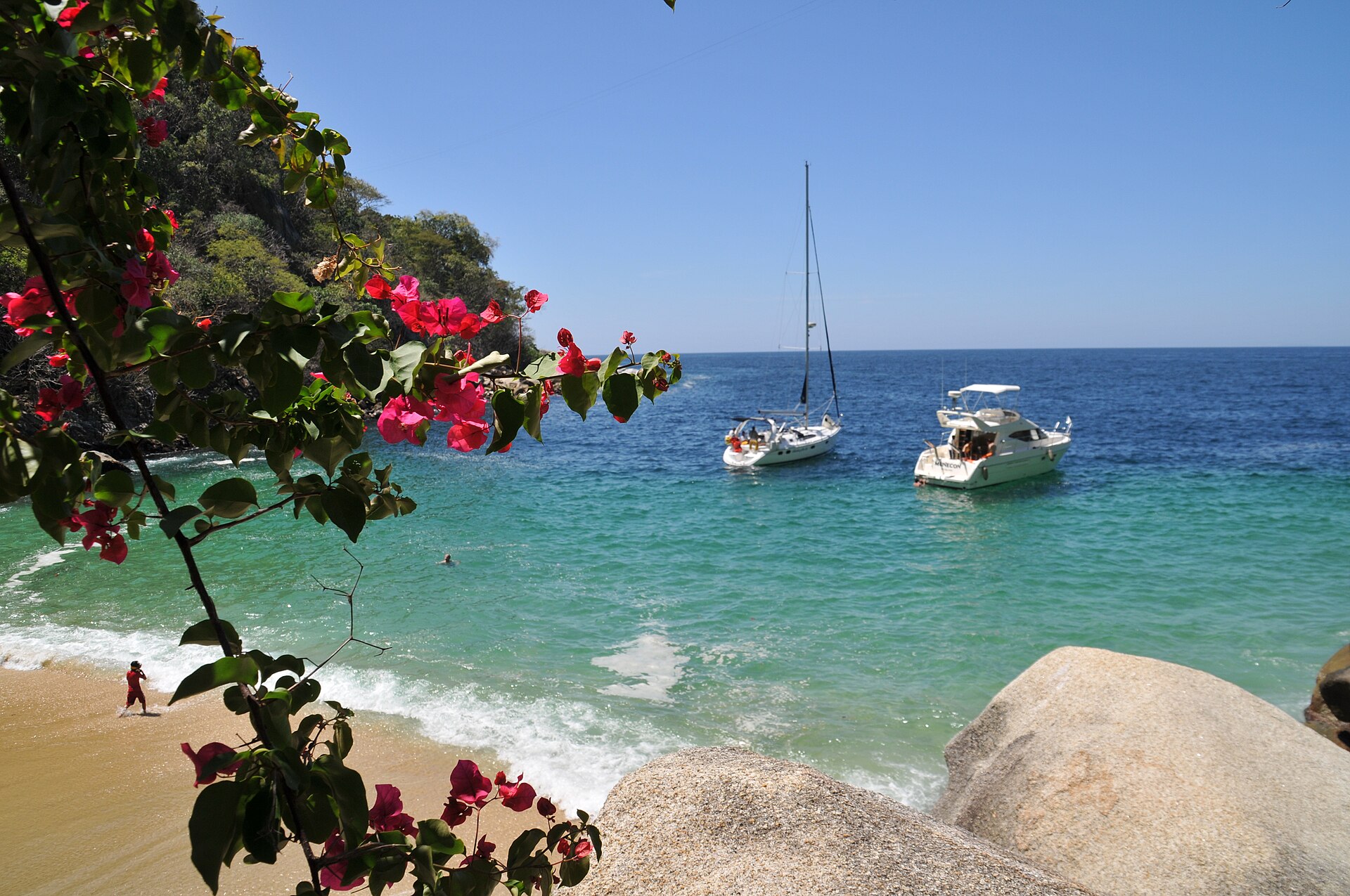 Ruta costera desde Boca de Tomatlán hacia las playas al sur de Puerto Vallarta